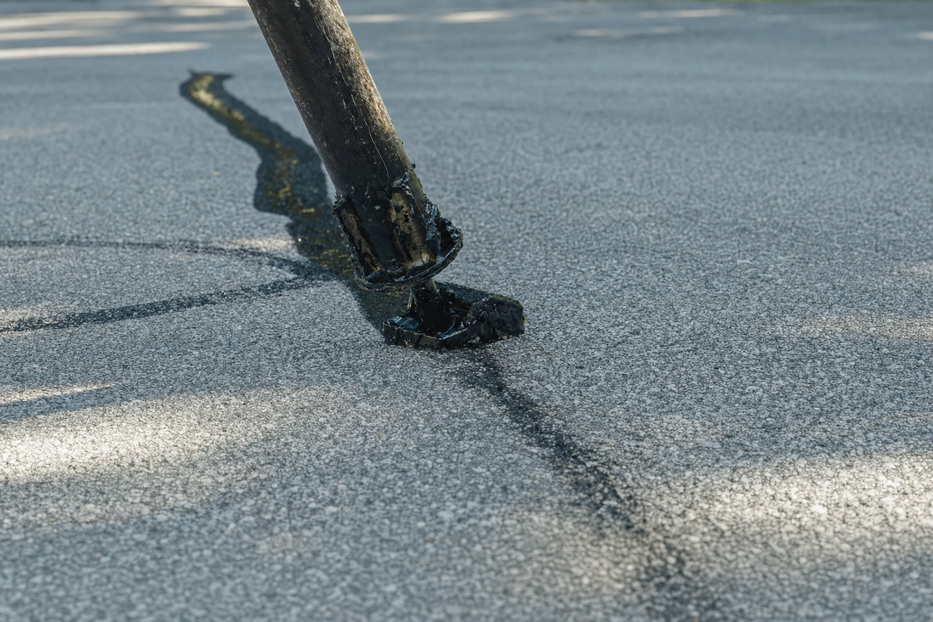 Asphalt crack sealing in San Mateo, CA