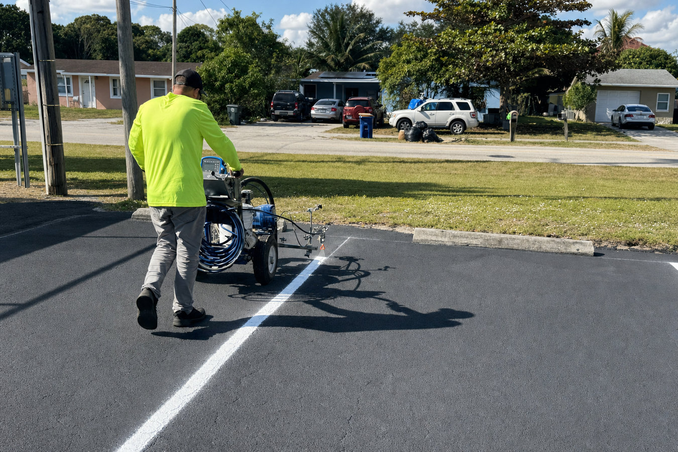 Parking lot maintenance in San Mateo, CA